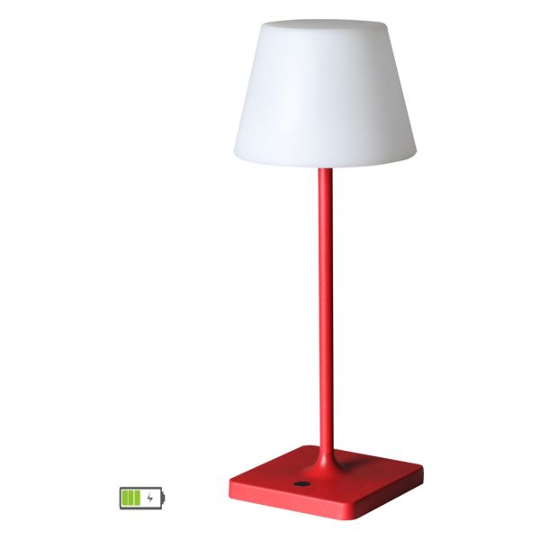 Lampa stołowa Viokef 4276102 Table Light Red Happy