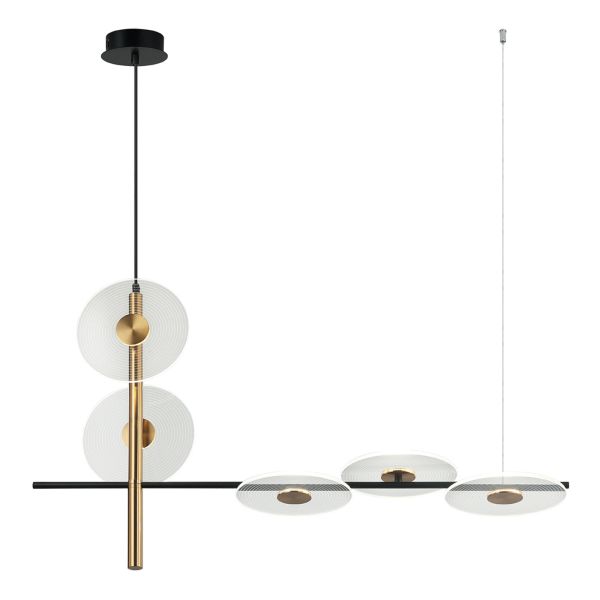 Lampa wisząca Viokef 4280100 5/L Pendant Bar Sun