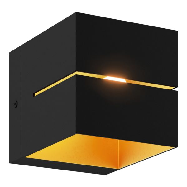 Lampa ścienna Zuma Line 91067 Transfer Wl 2 Black-Gold