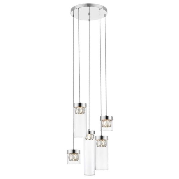 Lampa wisząca Zuma Line P0389-05D-F4AC Gem