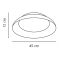 Wymiary produktu Nordlux 2610166001 Nivora 45 | Ceiling light | White, rozmiary